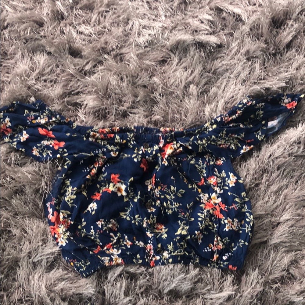 Floral crop top